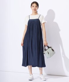 J.PRESS LADIES 【WEB限定・洗える】キャミワンピース カットソー ツインセット