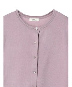 earth music&ecology いろいろ釦クルーネックカーディガン