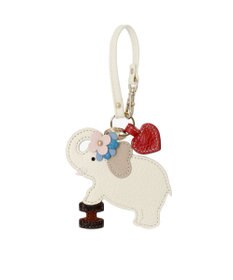 IBIZA アニマーダ　牛革　キーチャーム（ゾウ）