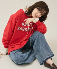 Green Parks カレッジロゴ裏毛チュニック