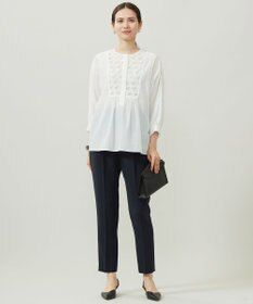 自由区 S シアージオメトリックジャカードプルオーバー ブラウス