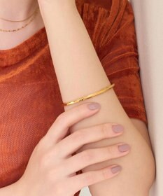 Phoebe 【金属アレルギー対応】ライトツイストメタルバングル/サージカルステンレス