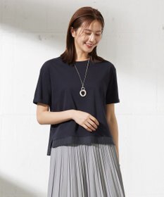 J.PRESS LADIES L 【接触冷感】コットンスムース カフス袖 カットソー