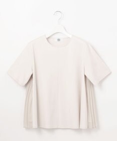 J.PRESS LADIES S 【洗える】コットンスムース バック プリーツ カットソー