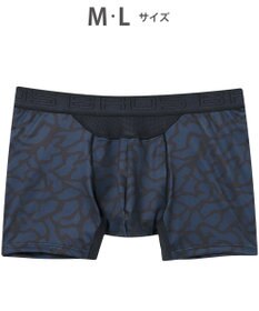 WACOAL MEN ボクサーパンツ 風が通ってムレ軽減。 ダブルエアスルータイプ 吸汗速乾 前閉じ GT3910 /ブロス バイ ワコールメン