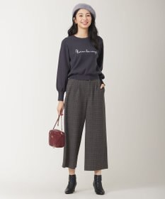 ANY SIS 【シリーズ累計7万本突破！】サーモ2WAYストレッチ ワンタック ワイドパンツ