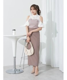 earth music&ecology オープンショルダードッキングプルオーバー