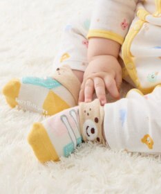 MIKI HOUSE HOT BISCUITS 【9-11cm】ベビーソックス　シューズ風