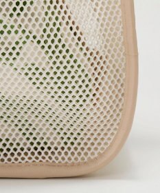 TOPKAPI 【TREASURE TOPKAPI】プリント 巾着バッグ付き メッシュ ワンハンドルバッグ