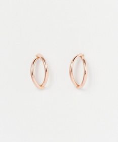 Phoebe 【K10】ダブルハーフプープピアス　ローズゴールド