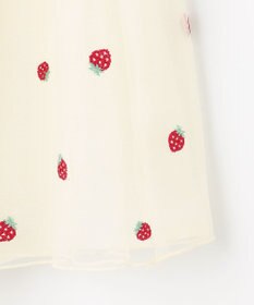 ANY KIDS 【Strawberry Collection】総刺繍 いちごチュールスカート
