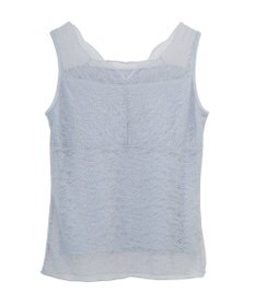 earth music&ecology 接触冷感２ｗａｙレースタンクトップ