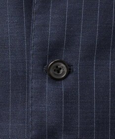 GOTAIRIKU 【Loro Piana Fabric】365 通年 3ピーススーツ(ネイビーストライプ)