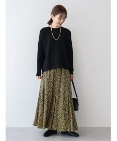 AMERICAN HOLIC バイパチ袖リブラグランニットプルオーバー