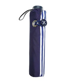 +RING レディース向け プラスリング 簡単開閉式折傘55cm NVY T1384