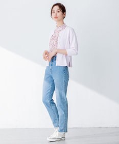 組曲 【WEB限定・2SET】フラワープリントアンサンブルニット