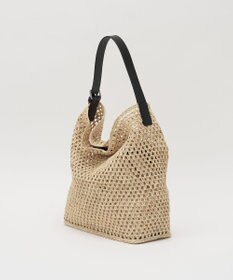 russet 《かごバッグ》インドラフィアワンショルダーバッグ(TI-369)