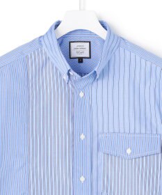 J.PRESS YORK STREET 【UNISEX】クレイジーパターン ストライプシャツ