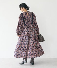 CRAFT STANDARD BOUTIQUE シャーリング袖フリルワンピース