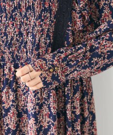 CRAFT STANDARD BOUTIQUE シャーリング袖フリルワンピース