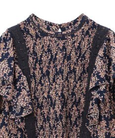 CRAFT STANDARD BOUTIQUE シャーリング袖フリルワンピース