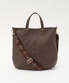 russet スリム2WAYトートバッグ <エンボスモノグラム>(CE-1611)