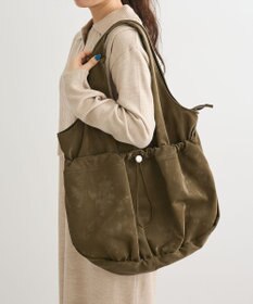 Green Parks ａｎｄｍｉｋｋａ．合皮ドロストバルーンバック