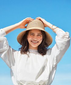 23区 【SLOW/洗える】コットンローン トーションレース ブラウス