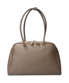 INTER-CHAUSSURES 【CHRISTIAN VILLA】チャーム付きシュリンクレザーハンドバッグ