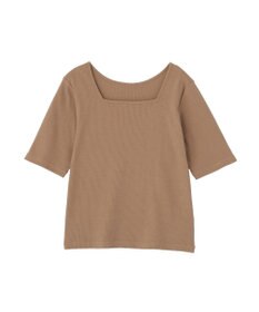 AMERICAN HOLIC スクエアネック5分袖プルオーバー