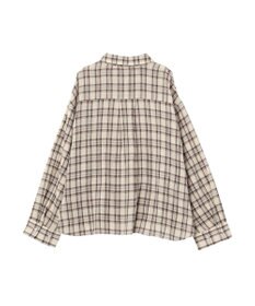 Green Parks スカーフ付チェックシャツ