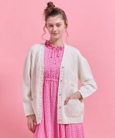 TOCCA 【chayさん着用】HEART HUG KNIT カーディガン