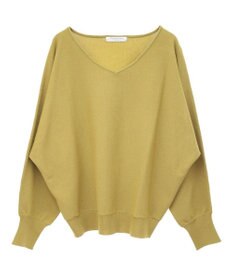 Green Parks 洗える　Ｖネックドルマンニットプルオーバー