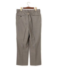 J.PRESS MEN 【J.PRESS ORIGINALS】【UNISEX】Wool Polyester Gunclub Check Piped Stem Nontuck Slacks