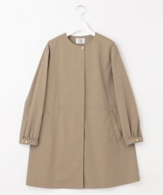 J.PRESS LADIES 【洗える】ソロテックス ドライツイル ノーカラー コート