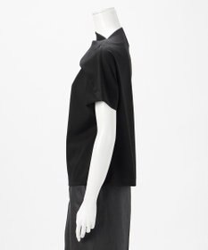 23区 L 【エステータ】トリアセファインジャージー アシンメトリーハイネック カットソー