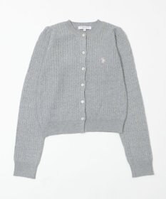 WEGO 【26年春新作】別注USPOLOケーブルニットカーデ