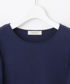 Feroux 【UVケア】バイカラーラッフルスリーブ Ｔシャツ