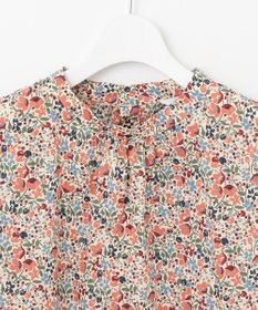 J.PRESS LADIES S 【洗える】LIBERTY Pepper&Coward スタンドカラー ブラウス