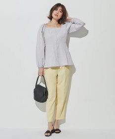 #Newans 【ANSWER for ほど甘トレンド】スクエアネックペプラムブラウス