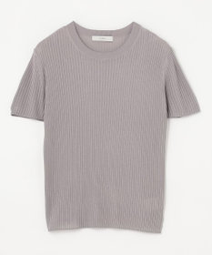 ANY 【2SET】ニットツインセット（半袖ニット＋Vネックカーデ）