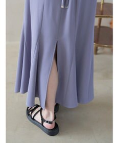 earth music&ecology バックレースサイドリブマーメイドスカート