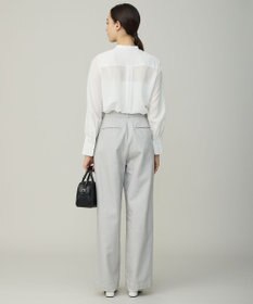 ICB L セルロースシルクビエラ ボウタイ付きブラウス