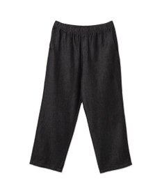 WEGO 【ユニセックス着用ITEM/ウエストゴム/SMLサイズ展開】デニムイージーストレートパンツ
