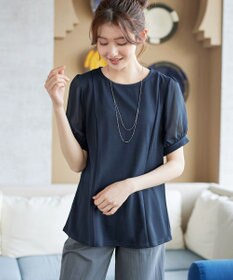 Tiaclasse 【サラごこち】ソフトペプラムカットソー