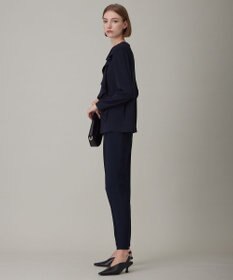 ICB L 【洗える】ライトダブルクロス フリルデザインブラウス