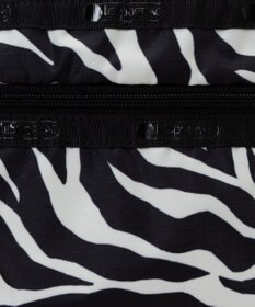 LeSportsac COSMETIC CLUTCH/クリームブラックゼブラ