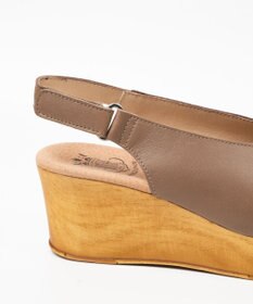 BONTRE 【BONTRE/ボントレ】ウッド調ウェッジサンダル/90502-RS