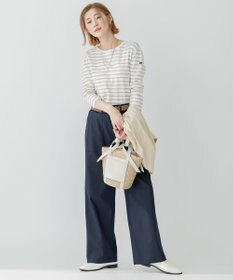 23区 【洗える】スラブツイルストレッチ ベイカー パンツ