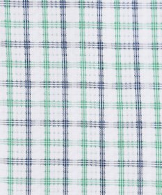 J.PRESS MEN 【KING SIZE 】【吸水速乾 / 接触冷感 / 高通気性】Aero Weave クールマックスサッカー チェック シャツ / B.D.